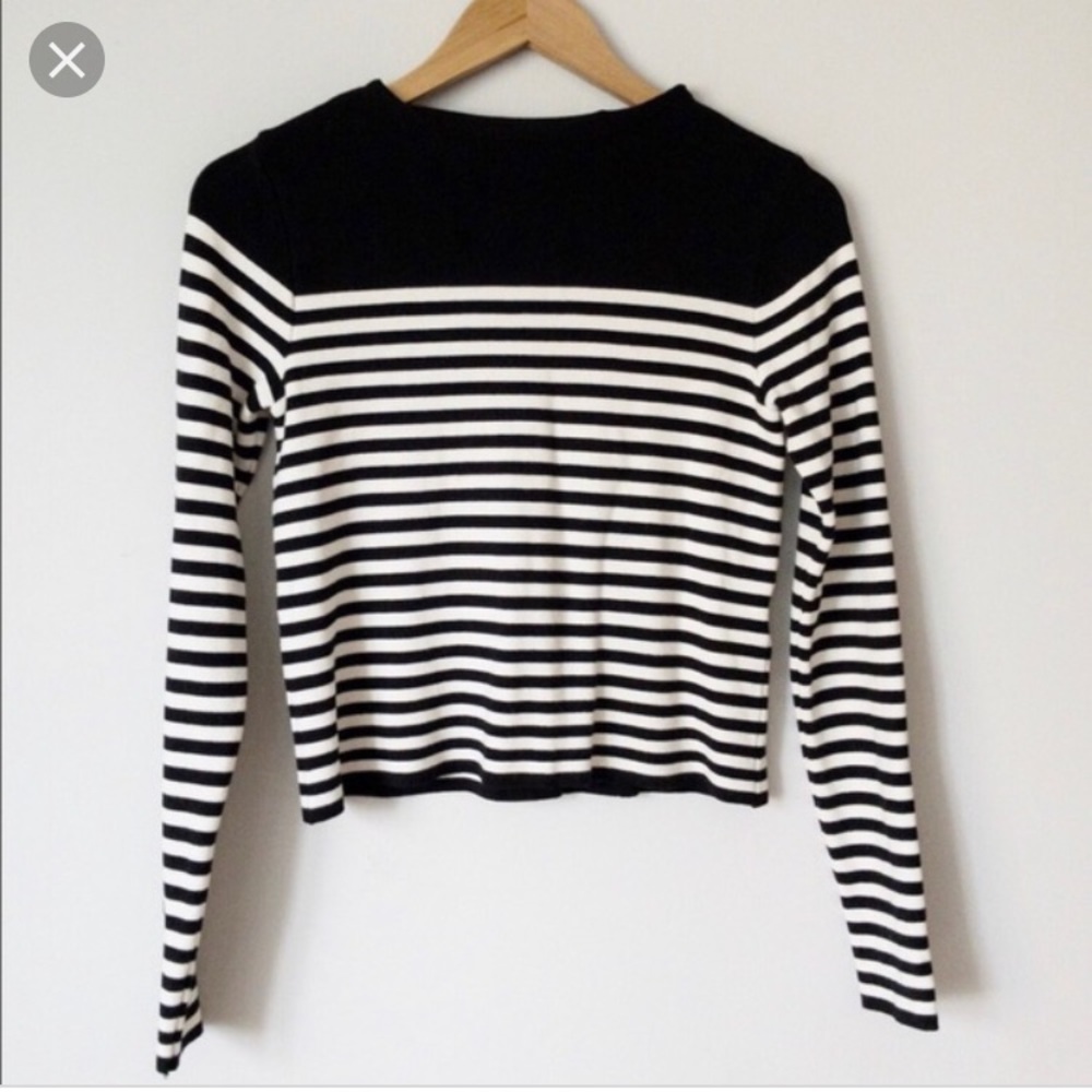 Zara knit striped sweater